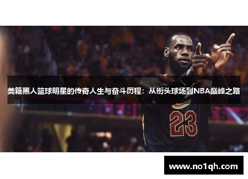美籍黑人篮球明星的传奇人生与奋斗历程：从街头球场到NBA巅峰之路